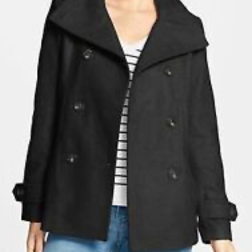 Wool double breasted pea coat - NWOT